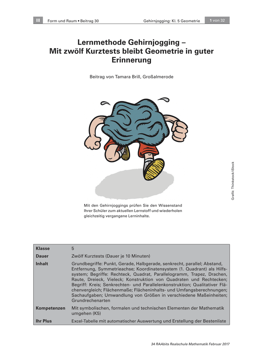 Lernmethode Gehirnjogging