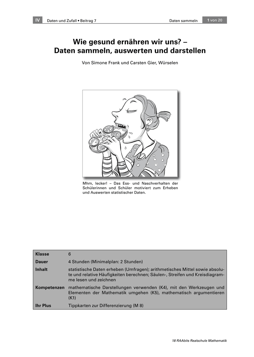 Wie gesund ernähren wir uns?