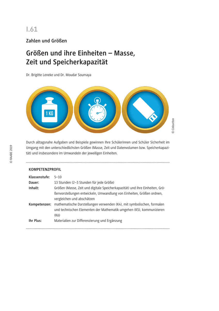 Größen und ihre Einheiten