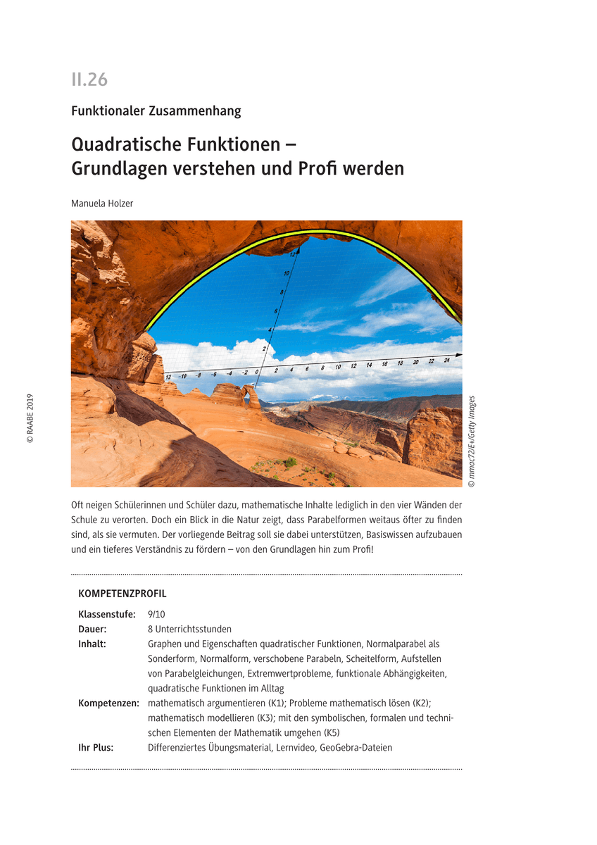 Quadratische Funktionen