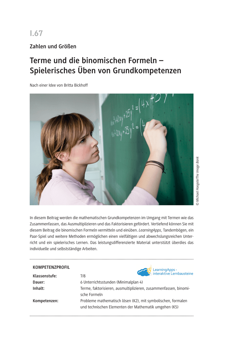 Terme und die binomischen Formeln
