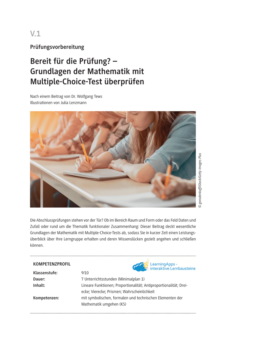 Bereit für die Prüfung?