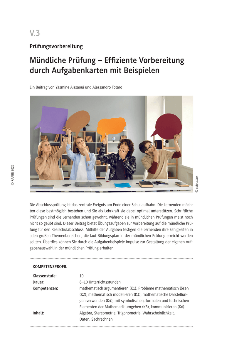 Mündliche Prüfung