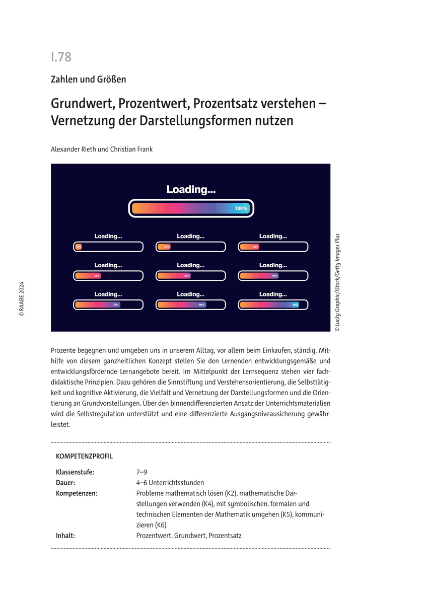 Grundwert, Prozentwert, Prozentsatz verstehen