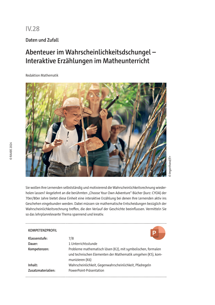 Abenteuer im Wahrscheinlichkeitsdschungel
