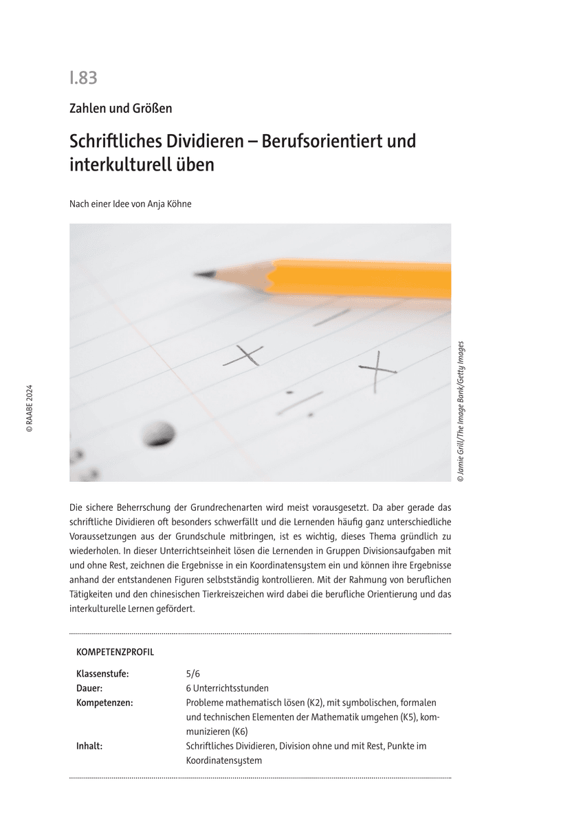 Schriftliches Dividieren