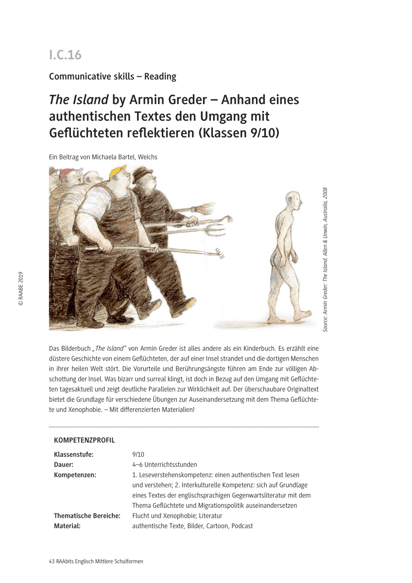 "The Island" by Armin Greder