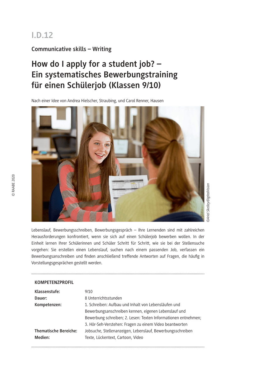 How do I apply for a student job?