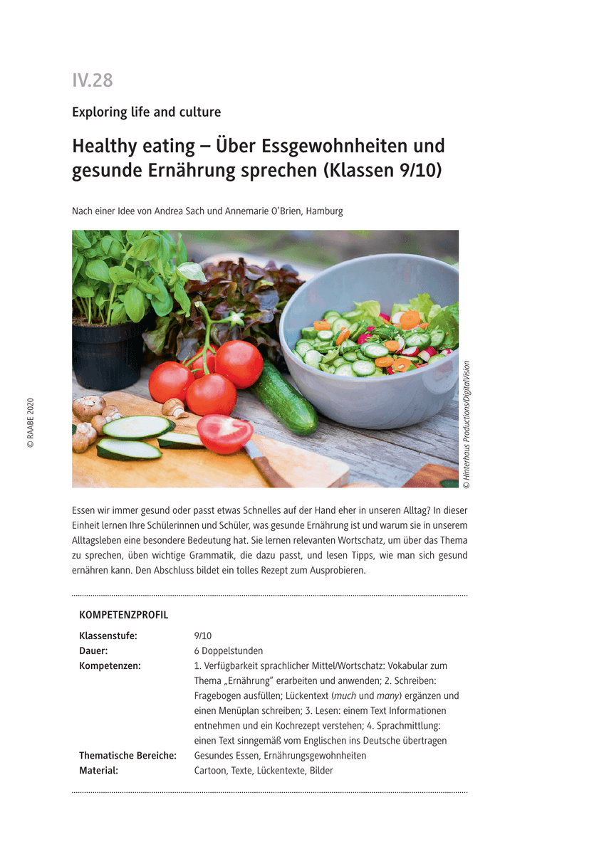 Healthy eating