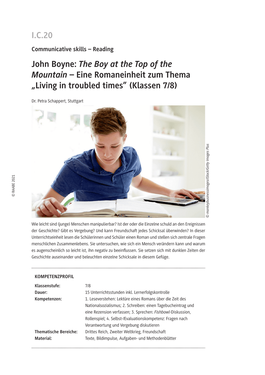 John Boyne: "The Boy at the Top of the Mountain"