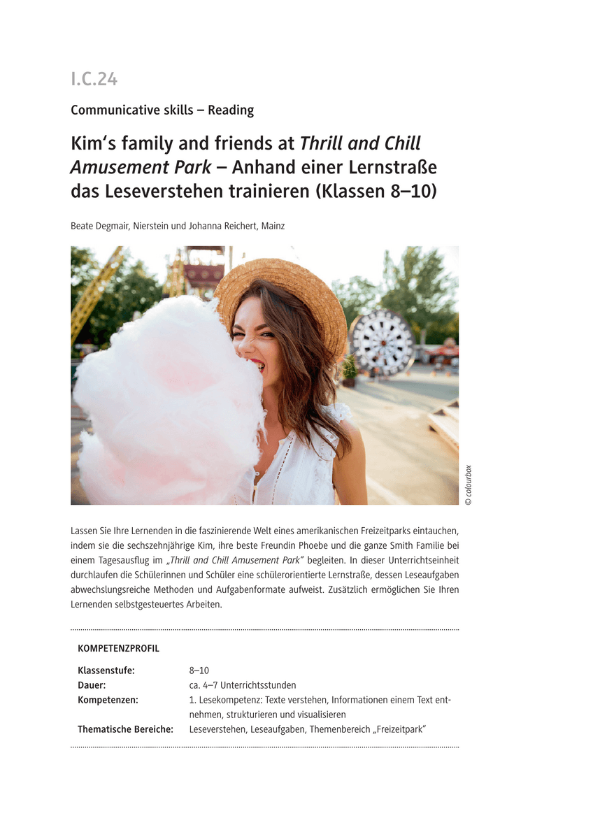 Kim‘s family and friends at Thrill and Chill Amusement Park