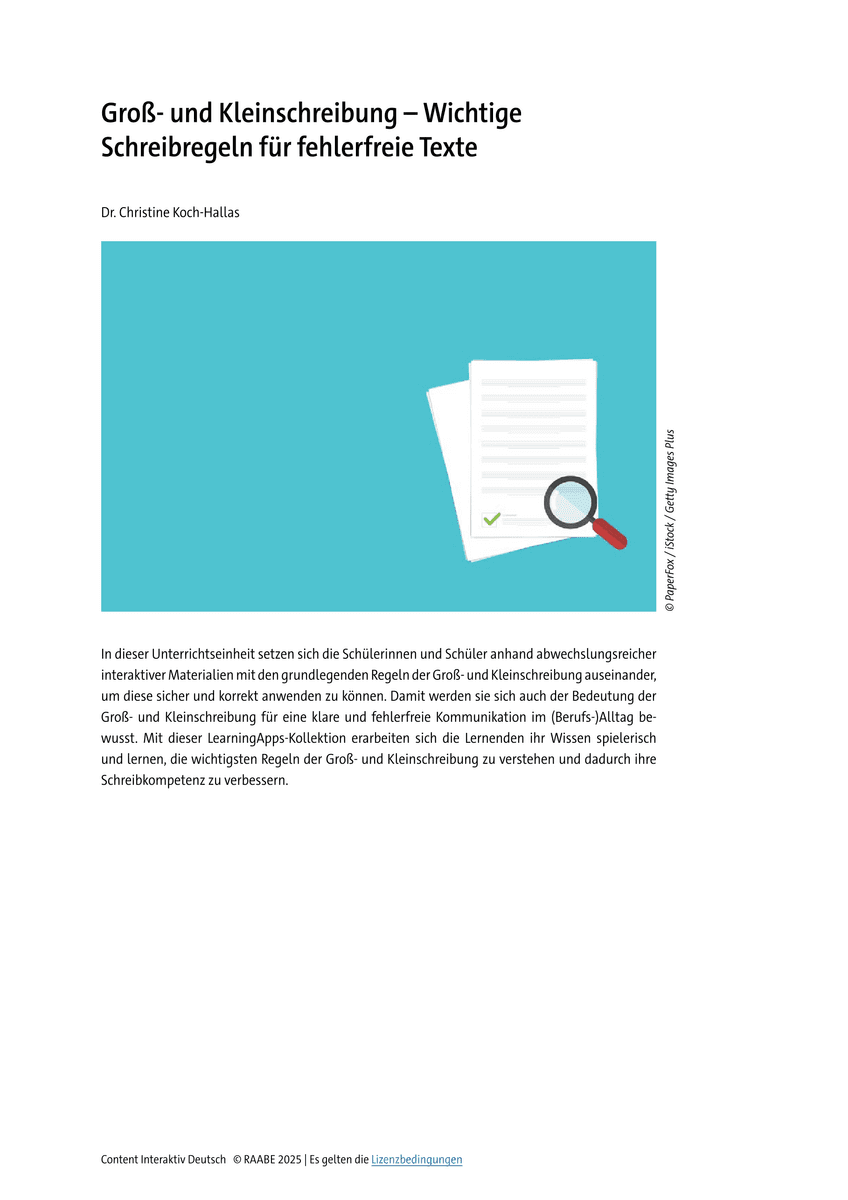 Groß- und Kleinschreibung – Wichtige Schreibregeln für fehlerfreie Texte