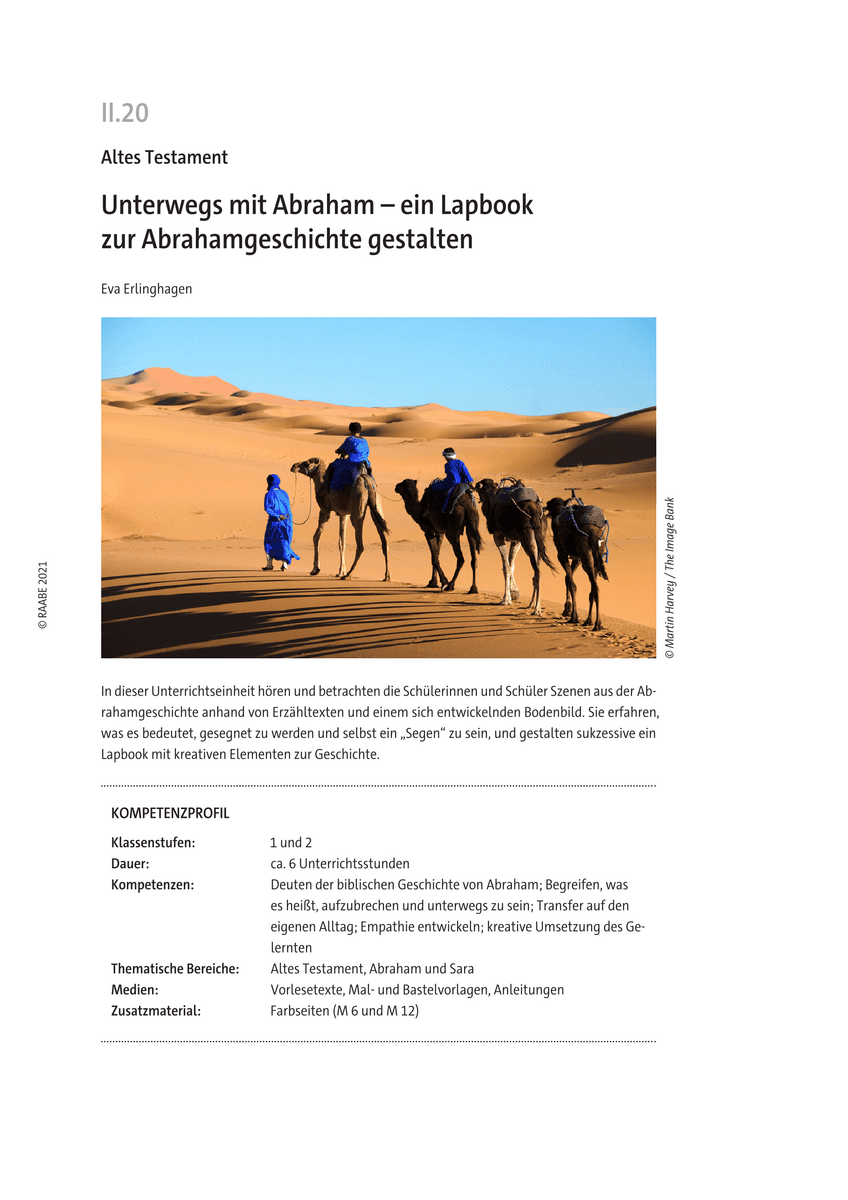 Unterwegs mit Abraham