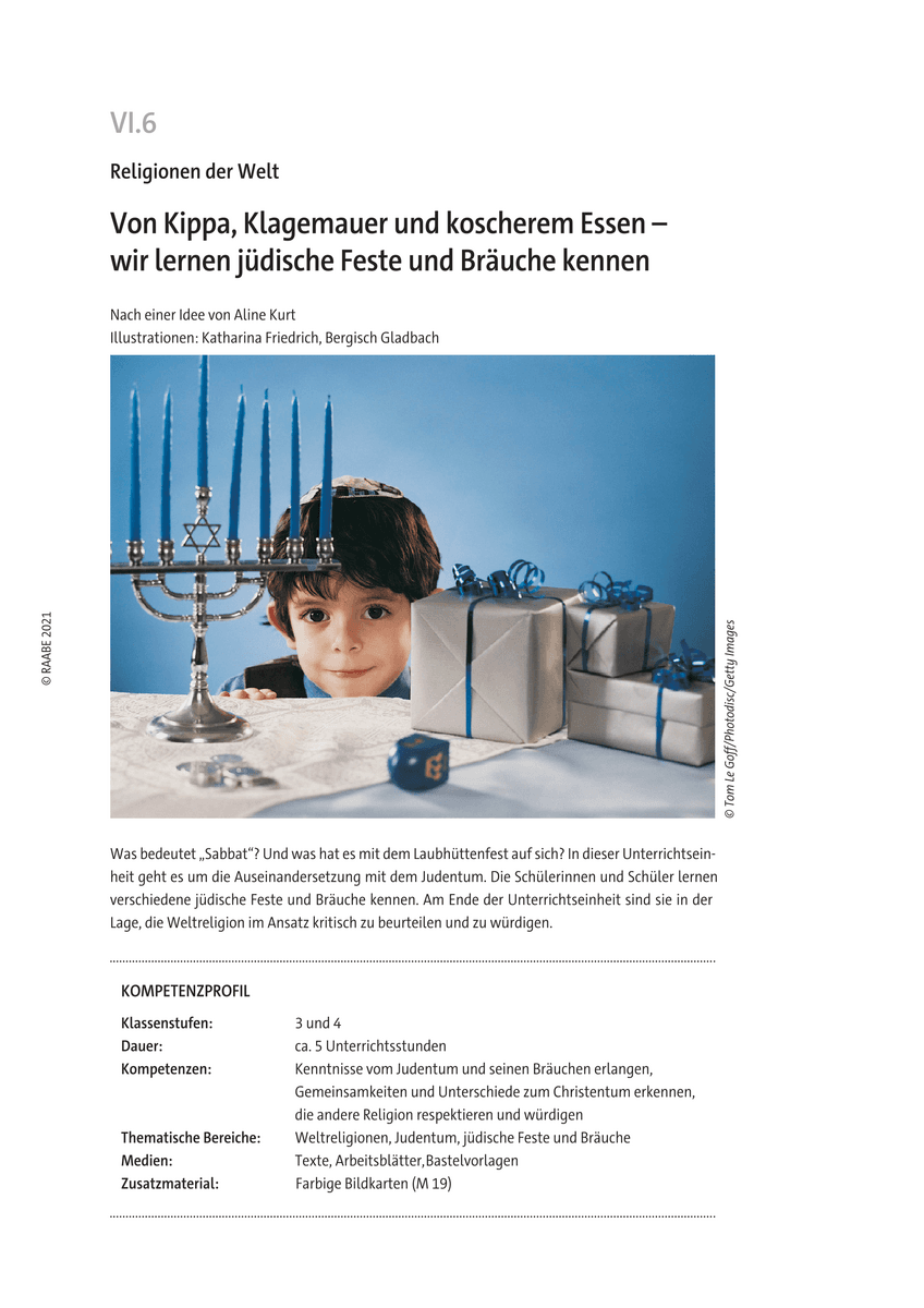 Von Kippa, Klagemauer und koscherem Essen