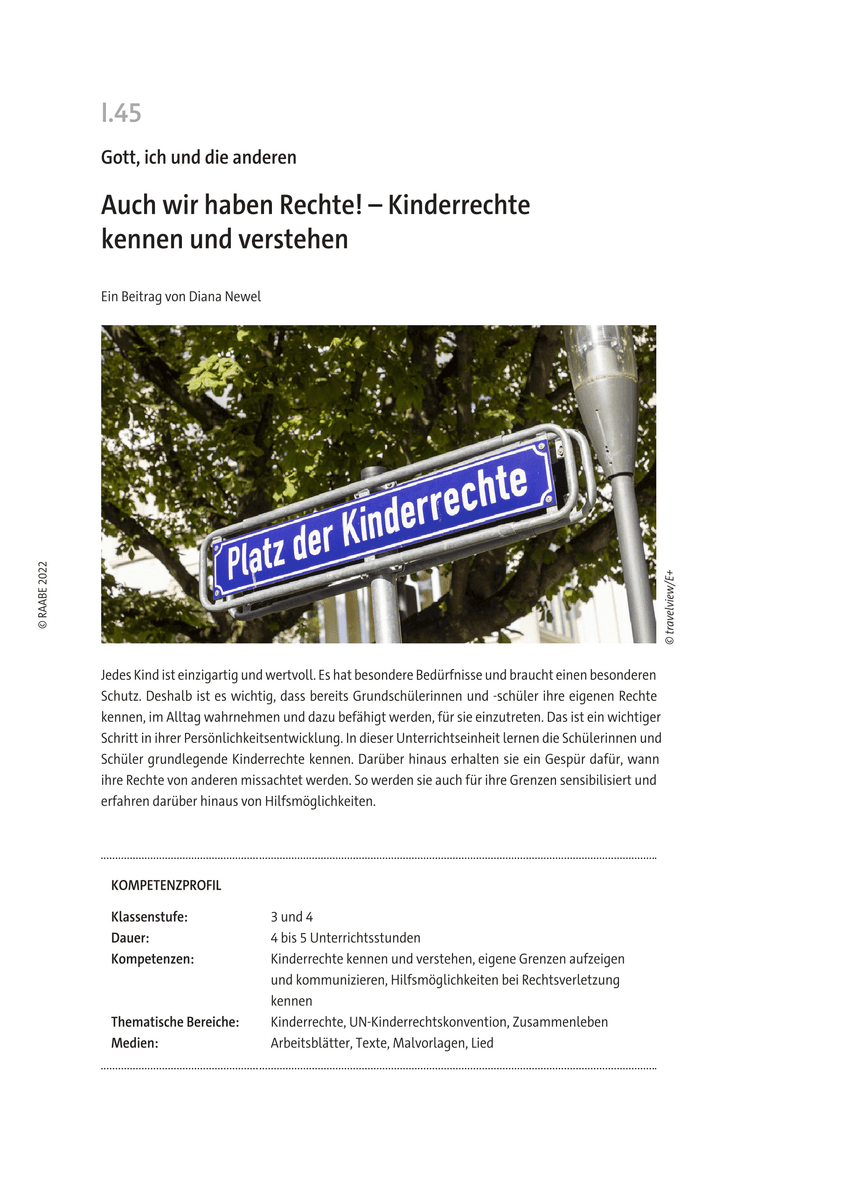 Auch wir haben Rechte!