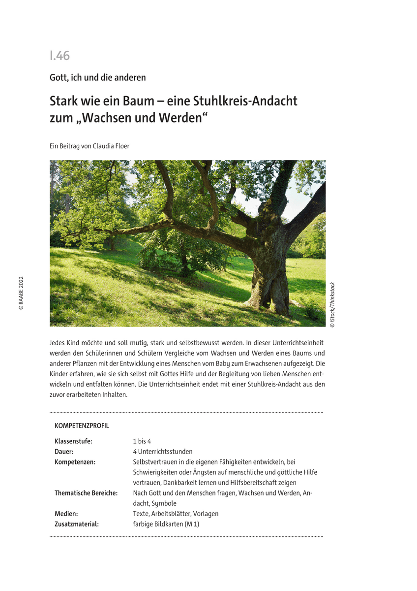 Stark wie ein Baum