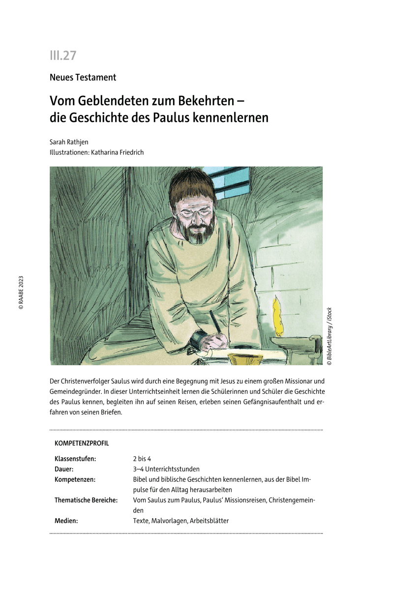 Vom Geblendeten zum Bekehrten