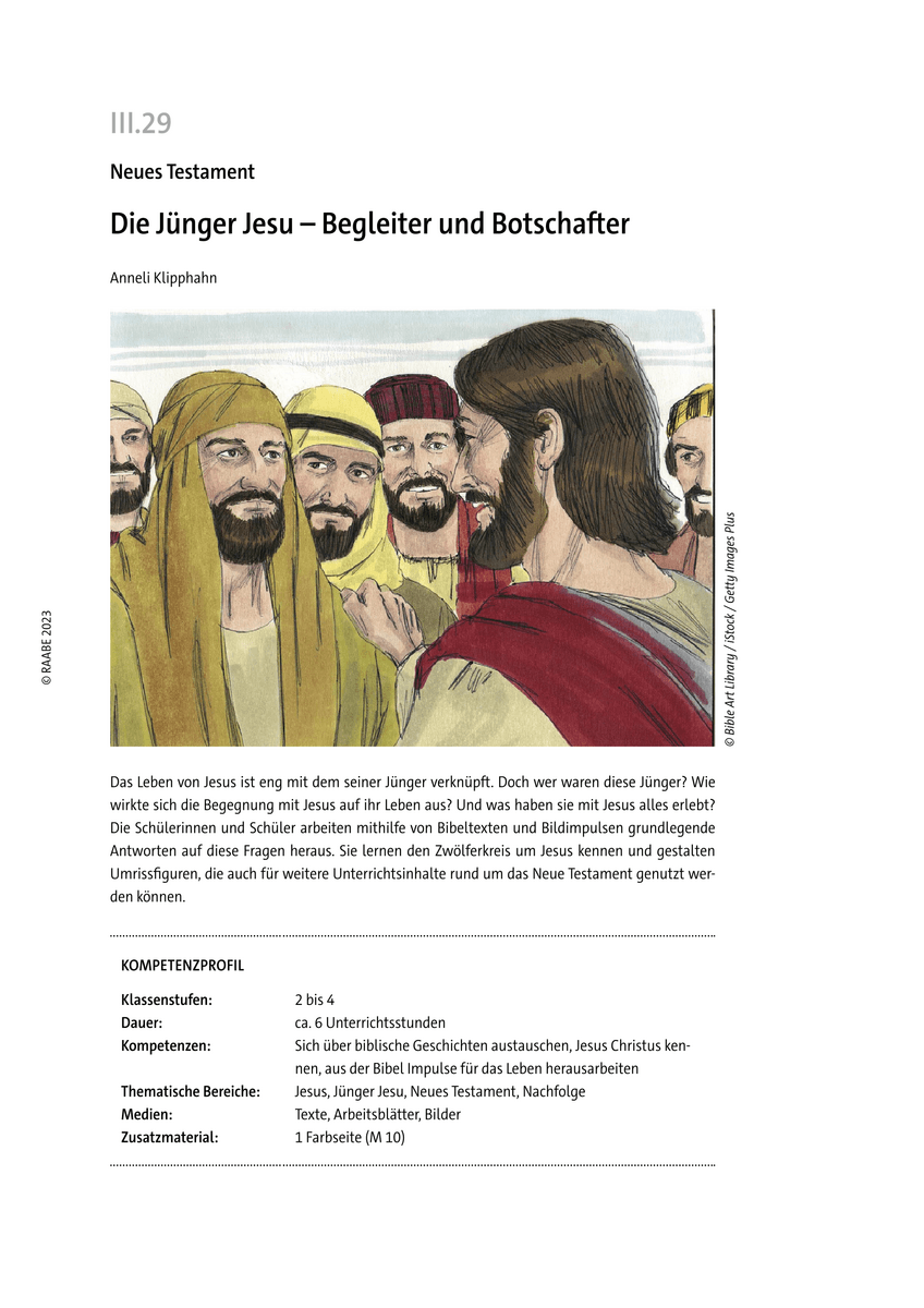 Die Jünger Jesu