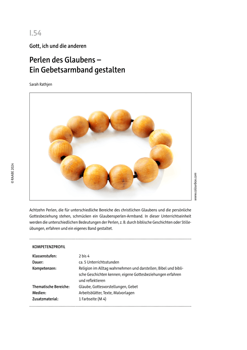 Perlen des Glaubens
