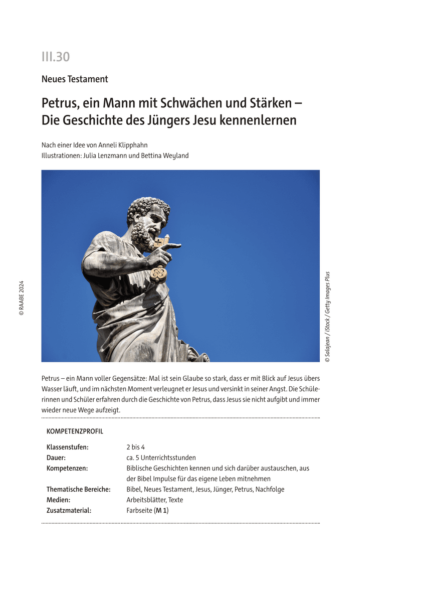 Petrus, ein Mann mit Schwächen und Stärken