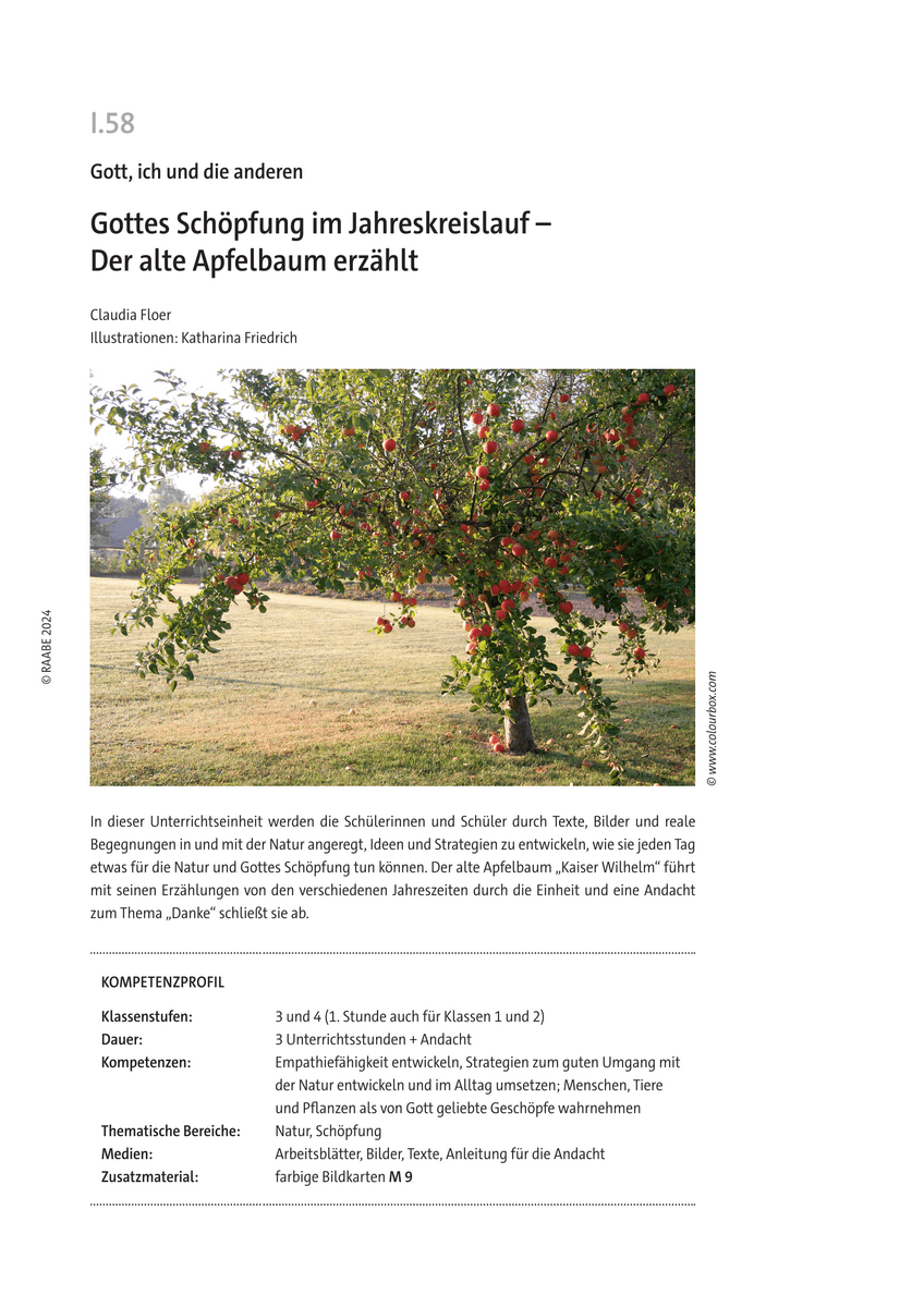 Gottes Schöpfung im Jahreskreislauf