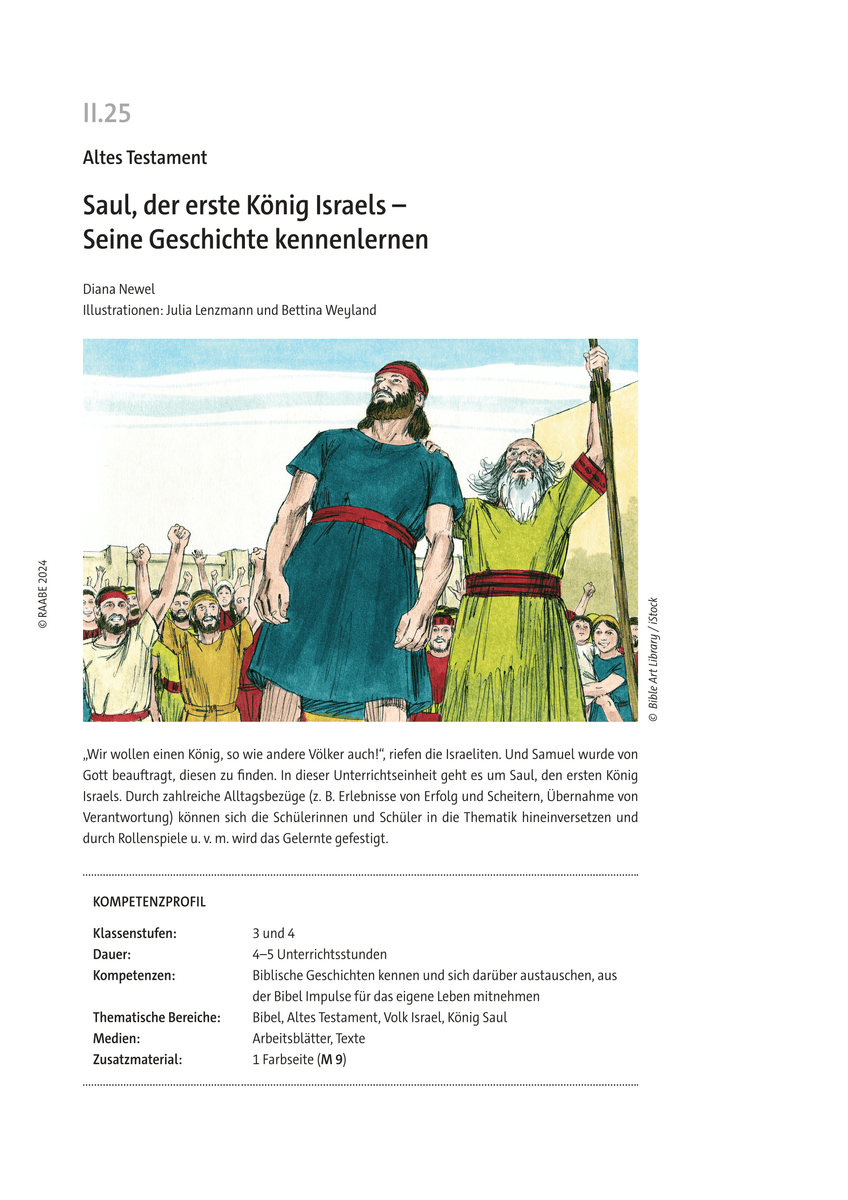 Saul, der erste König Israels
