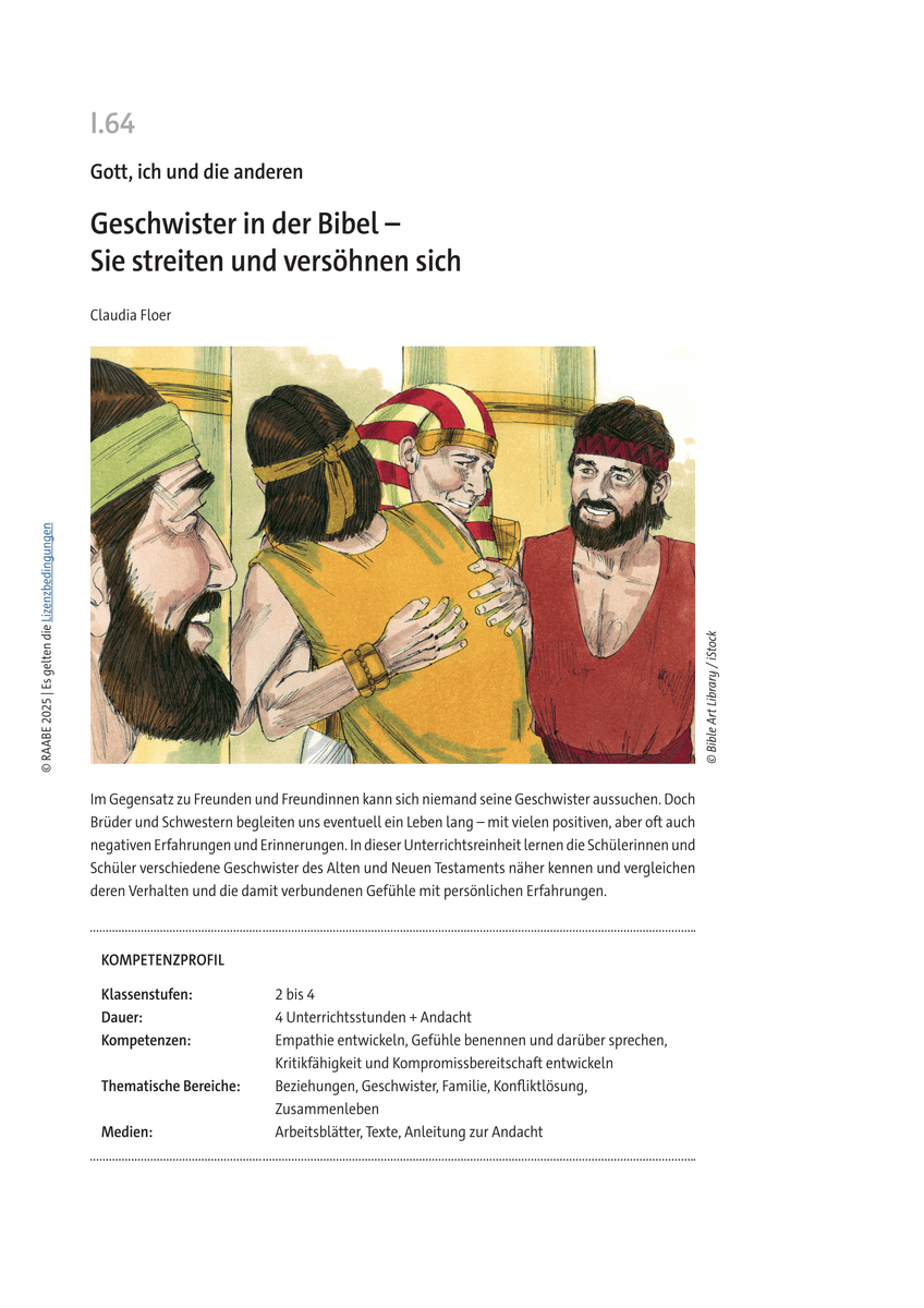 Geschwister in der Bibel