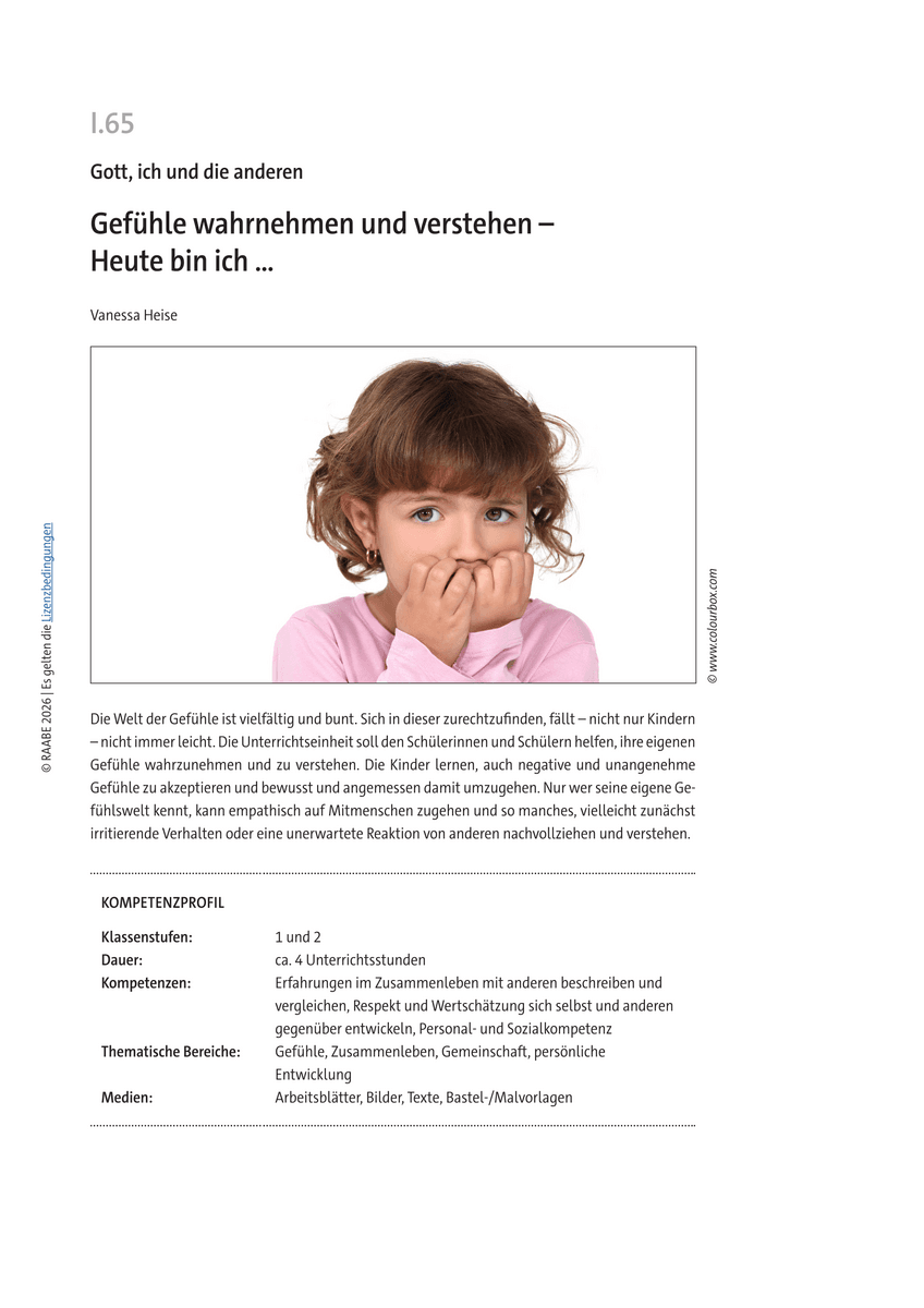 Gefühle wahrnehmen und verstehen