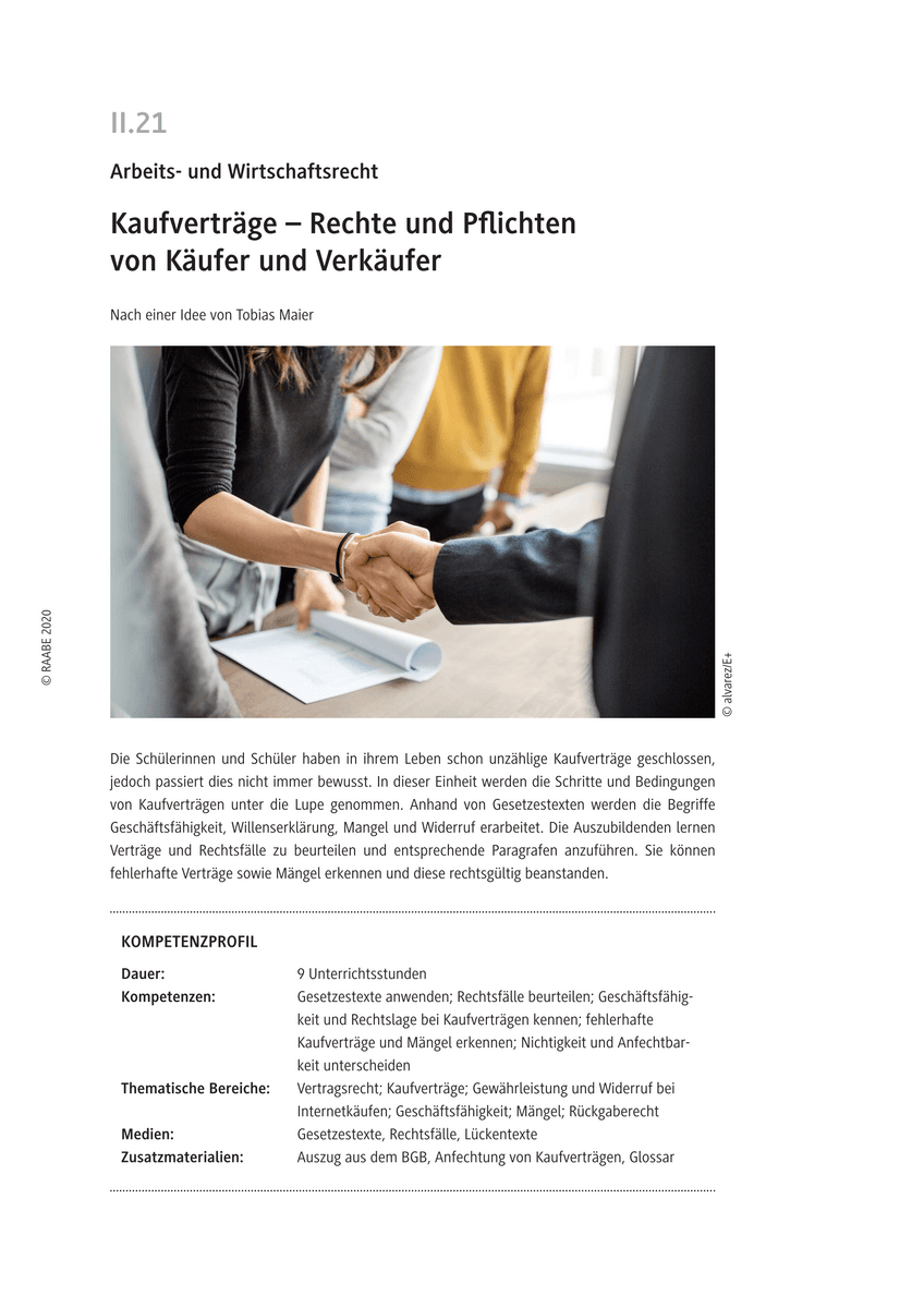 Kaufverträge