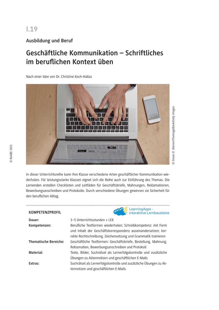 Geschäftliche Kommunikation