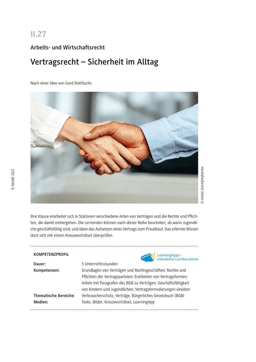 Vertragsrecht