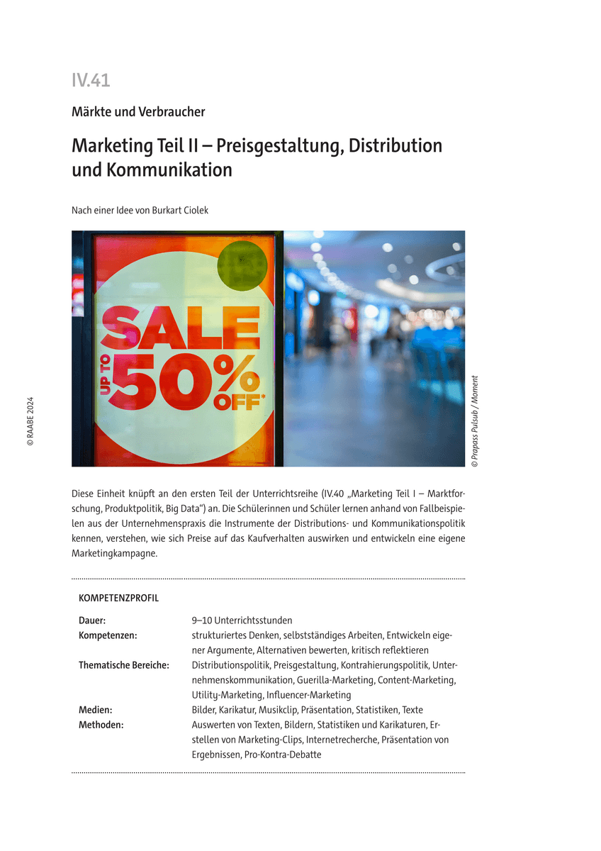 Marketing Teil II