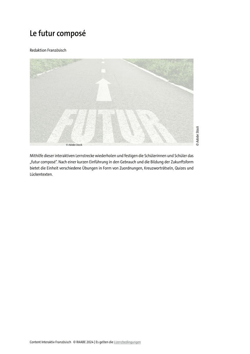 Le futur composé