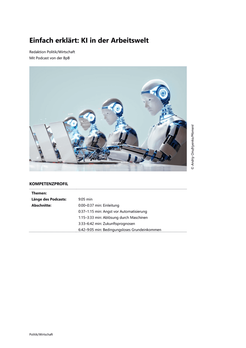 Einfach erklärt: KI in der Arbeitswelt