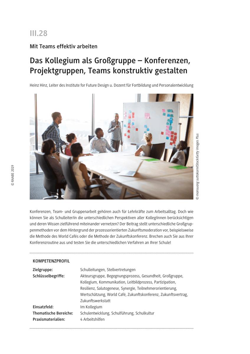 Das Kollegium als Großgruppe