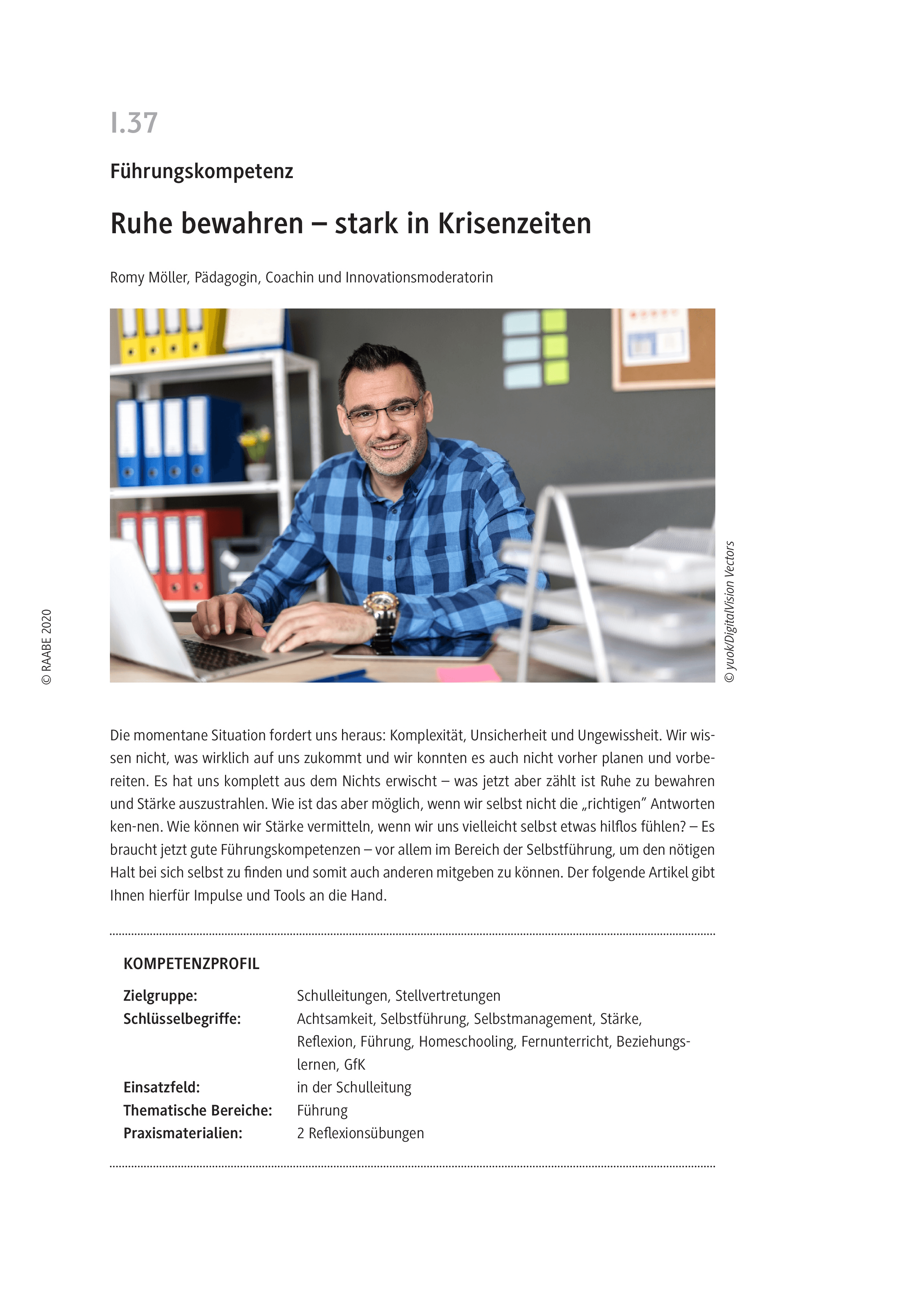 Ruhe bewahren -