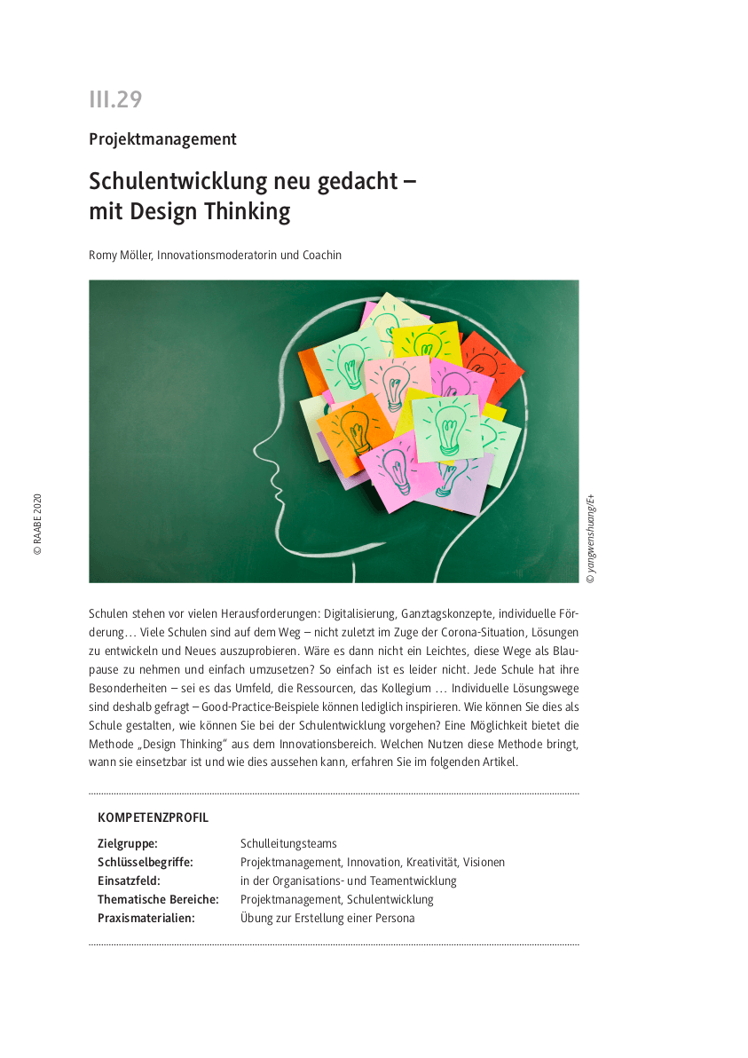 Schulentwicklung neu gedacht -