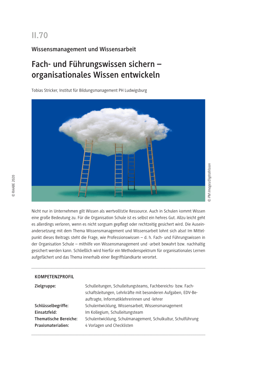 Fach- und Führungswissen sichern