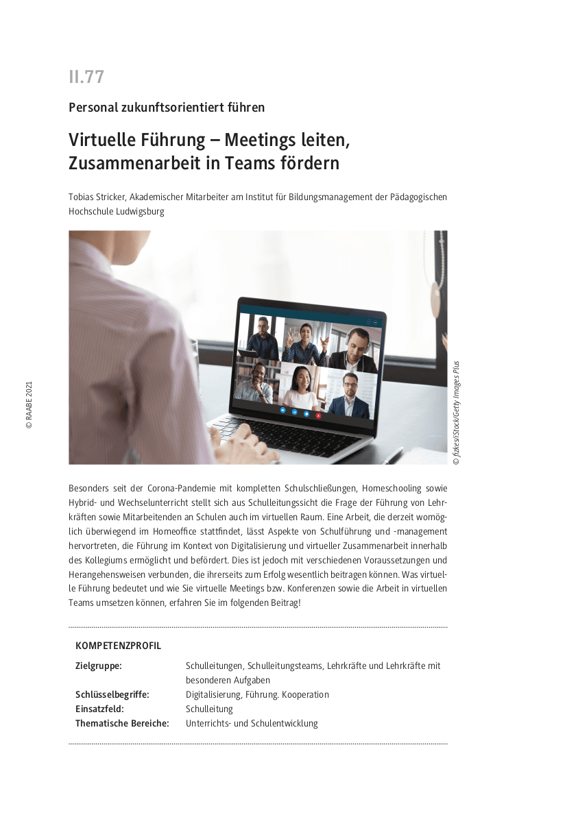 Virtuelle Führung