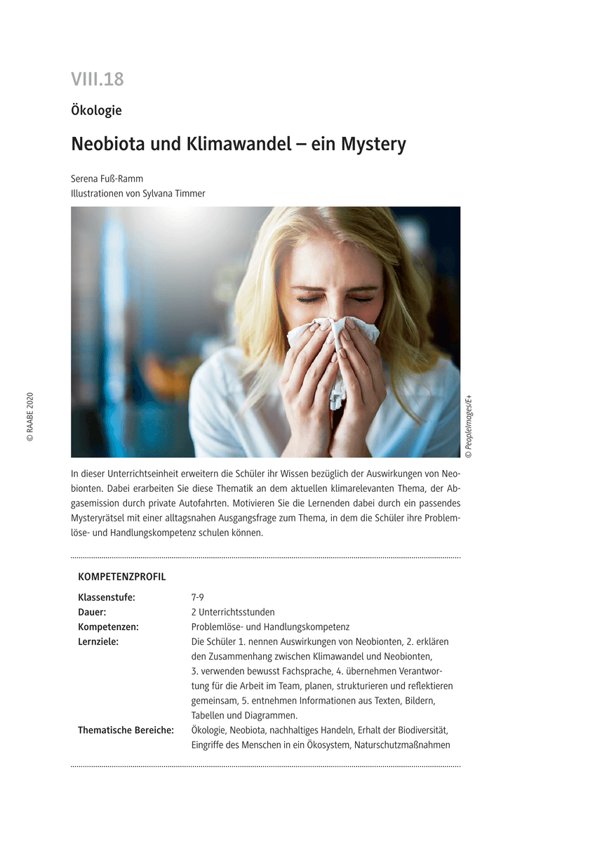Neobiota und Klimawandel