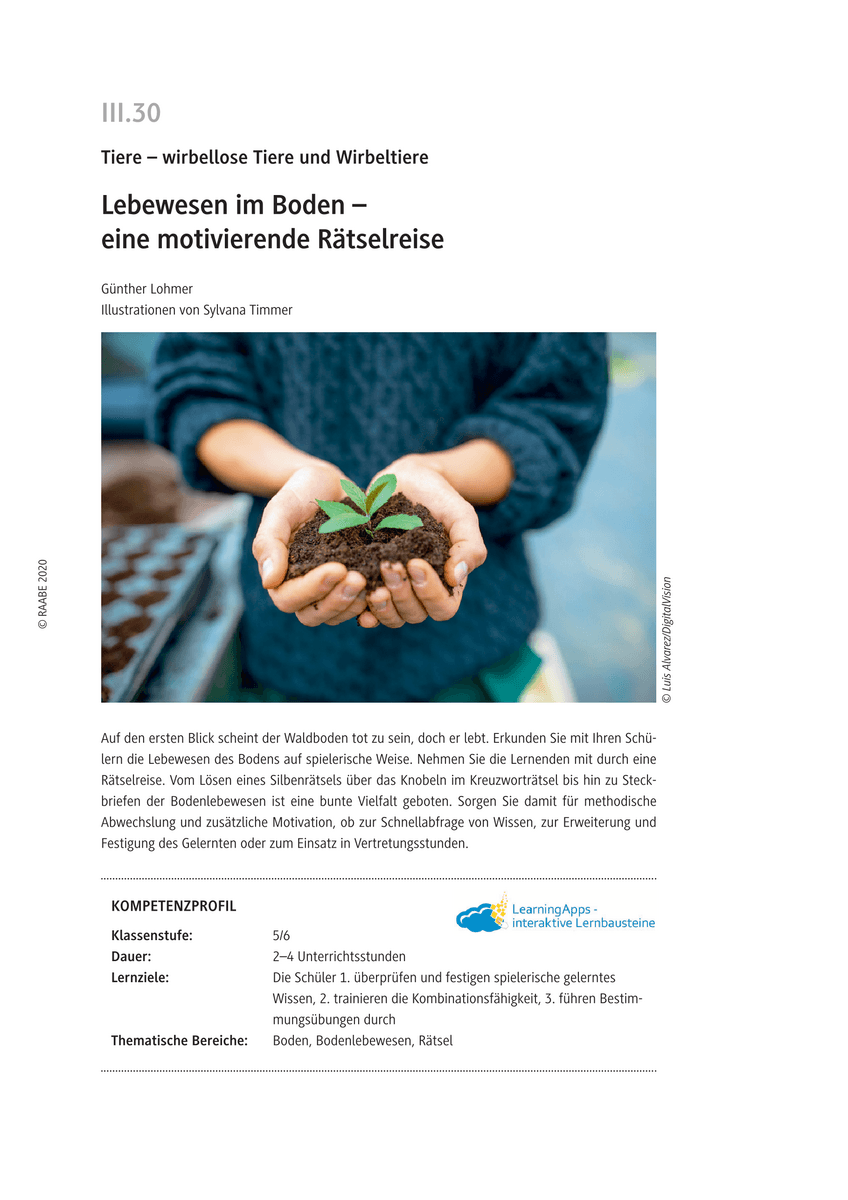 Lebewesen im Boden