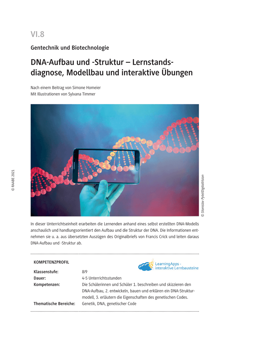 DNA-Aufbau und -Struktur