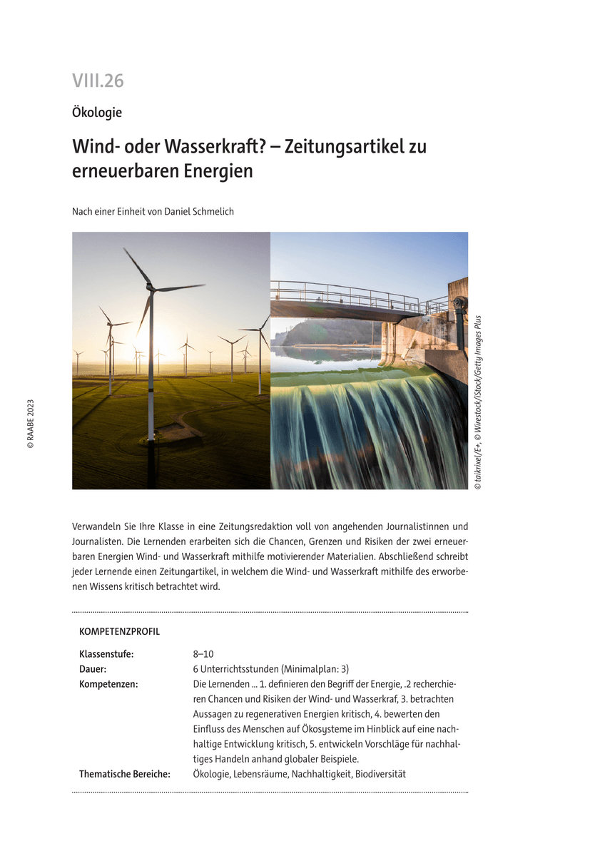 Wind- oder Wasserkraft?
