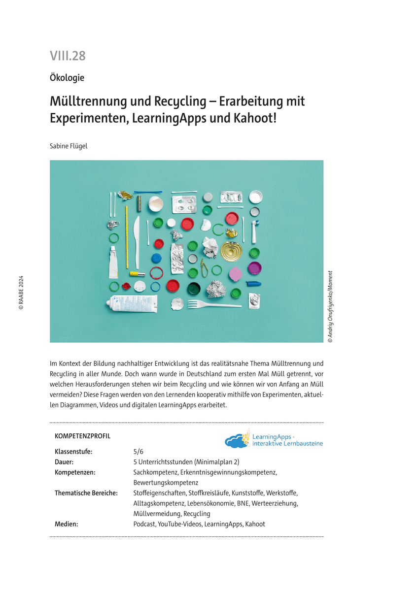 Mülltrennung und Recycling