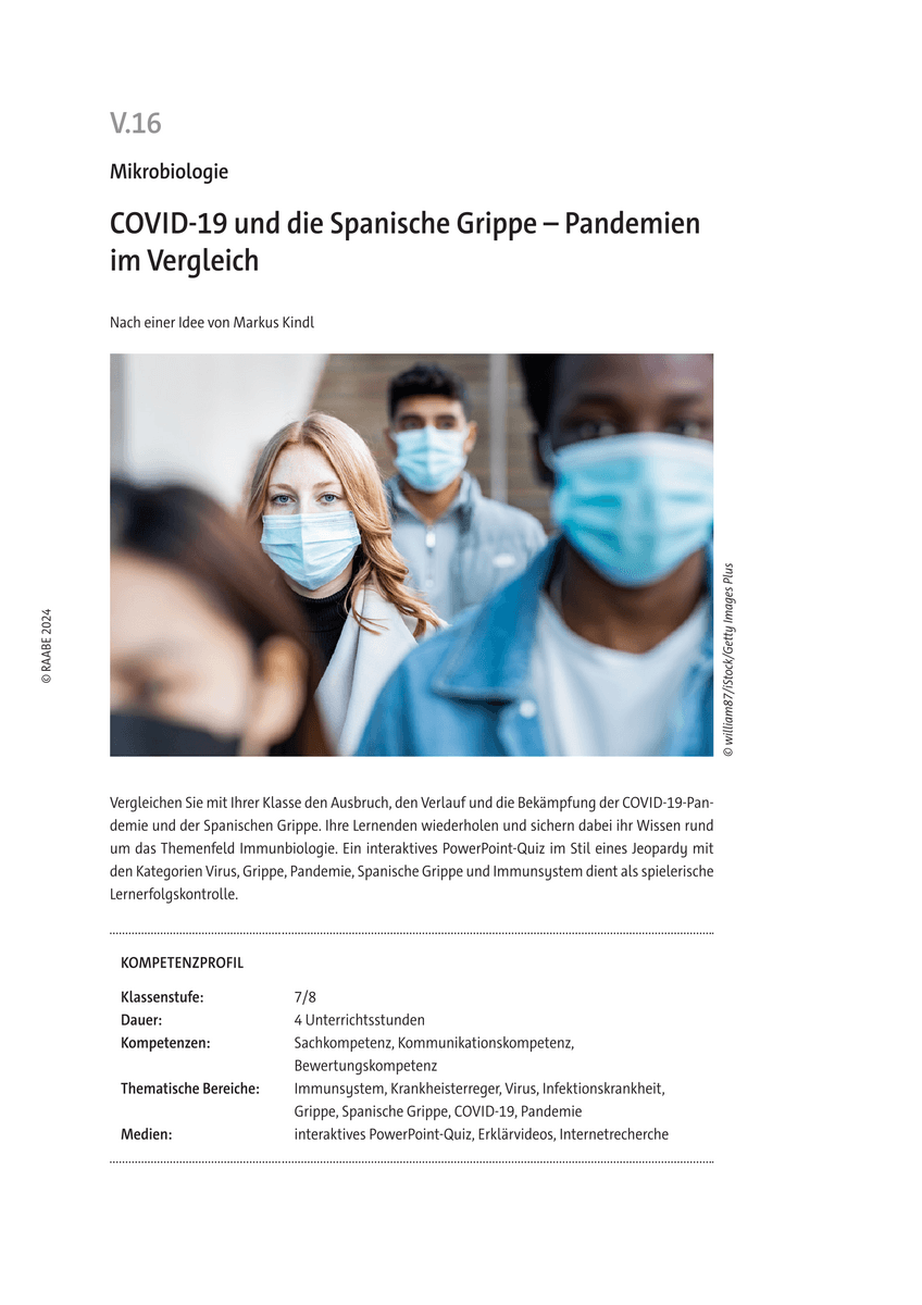 COVID-19 und die Spanische Grippe