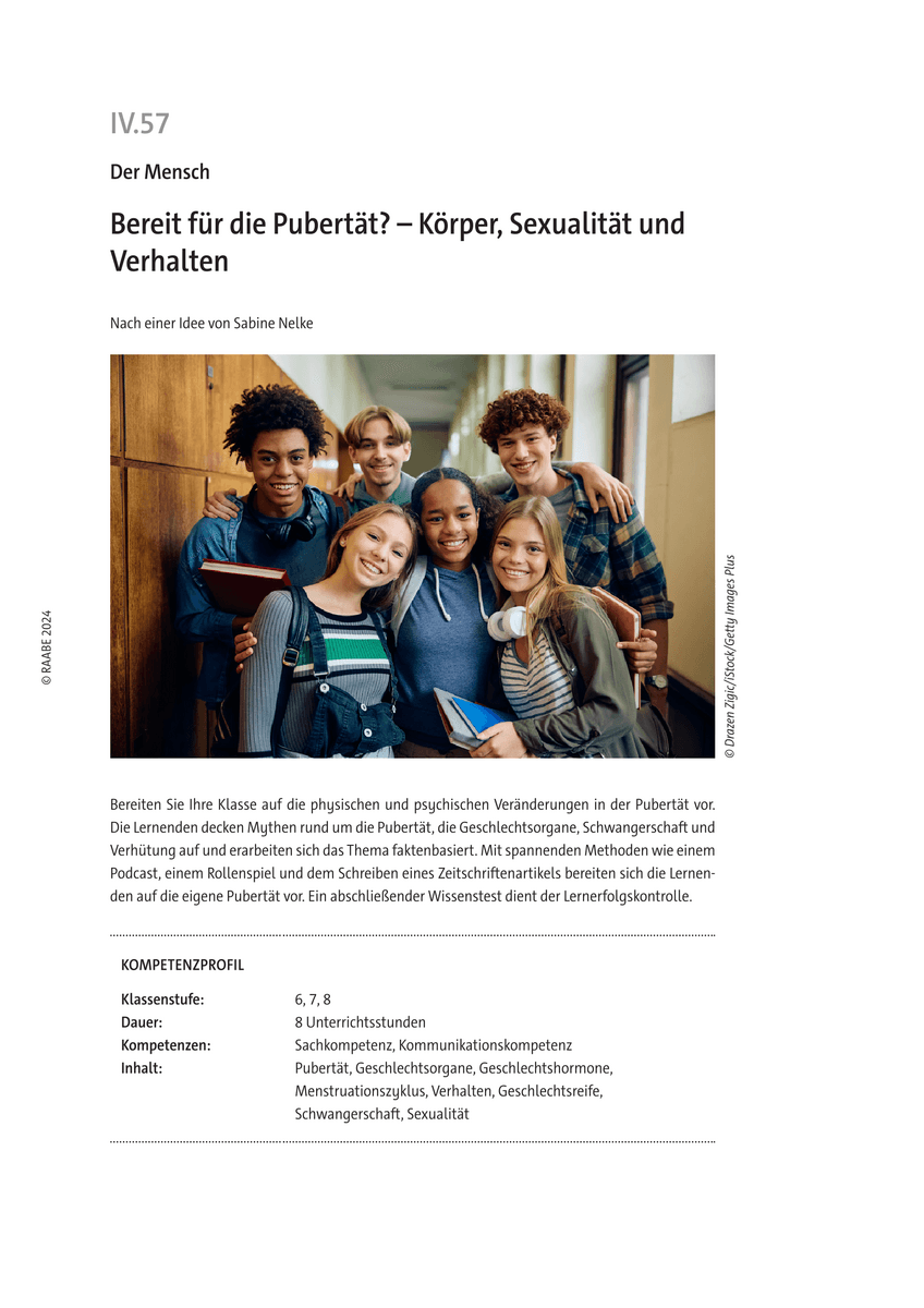 Bereit für die Pubertät?