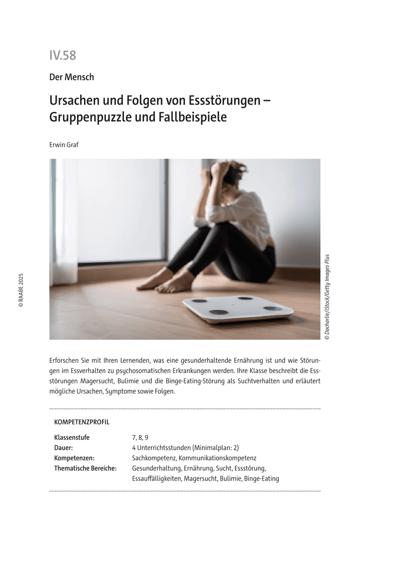 Ursachen und Folgen von Essstörungen