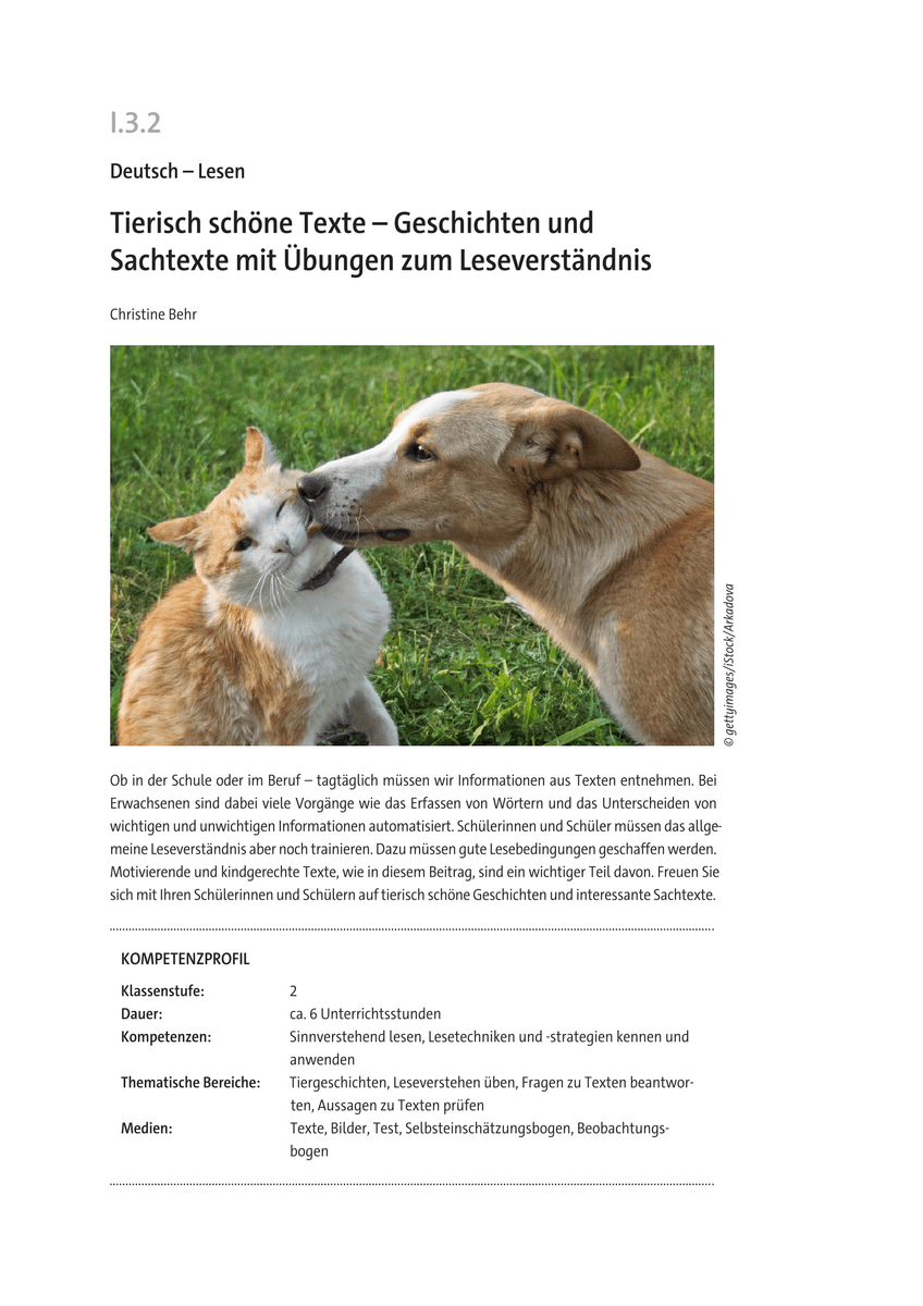 Tierisch schöne Texte