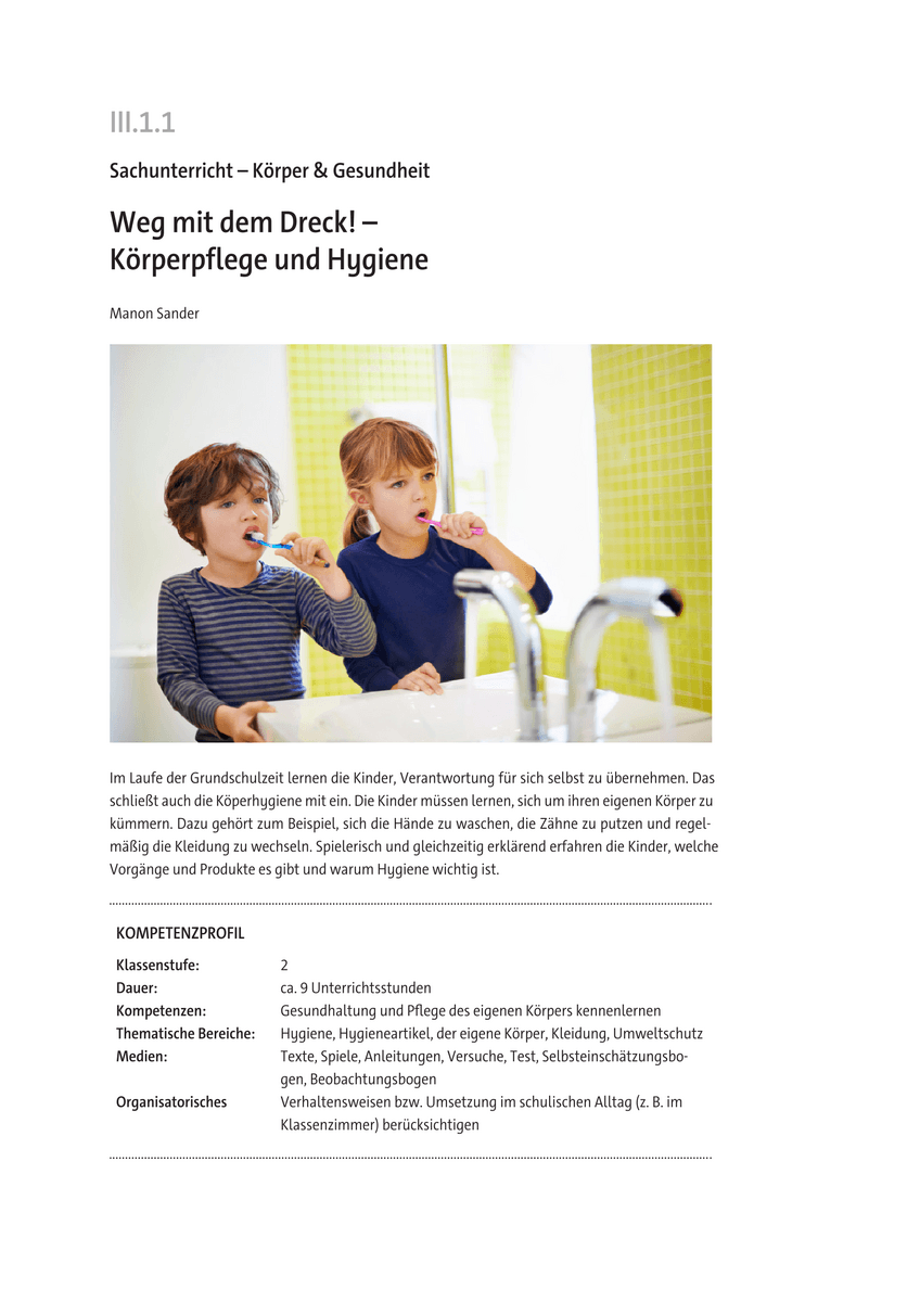 Weg mit dem Dreck!