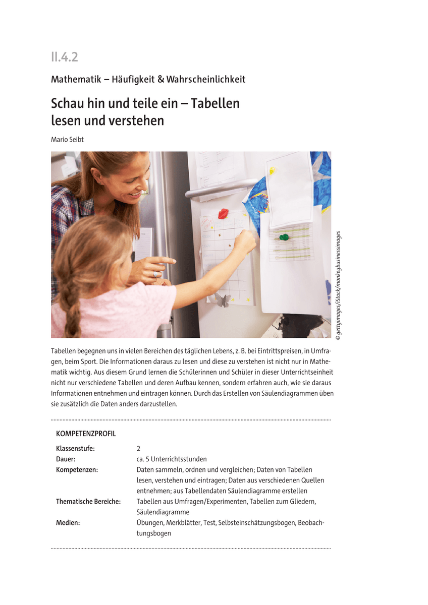 Schau hin und teile ein